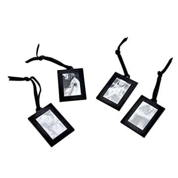 Philip Whitney Picture Frames, Family Tree Picture Frames with 10 Hanging Photo Frames, Wall Decor, Table Decor, Gifts for Mom, 20"