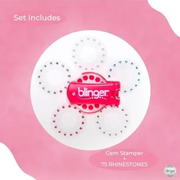 Blinger® Gem Stamper Starter Kit with 75 Rhinestones
