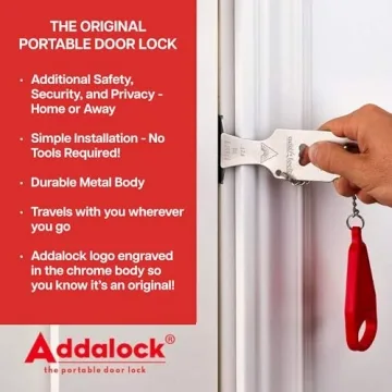 Addalock Portable Door Lock - Safe Travel & Home Security