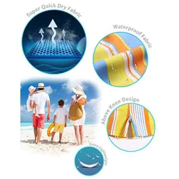 maamgic Boys Swim Trunks Toddler Swim Shorts Little Boys Bathing Suit Swimsuit Toddler Boy Swimwear