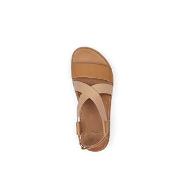 Sorel Women’s Roaming Crisscross Sandals in Camel Brown