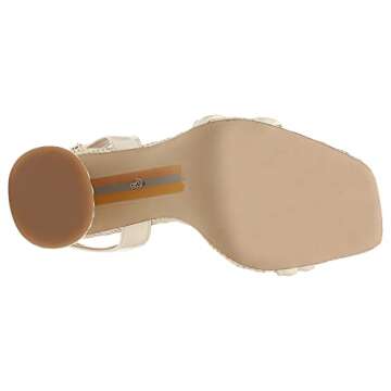 Sam Edelman Women's Kia Heeled Sandal Porcelain 6 Medium