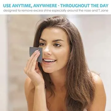 JOLVKA Oil Absorbing Sheets Film (200 Sheets), Oil Control Blotting Paper, Bamboo Charcoal, Gentle Touch for the Skin, Clean Of Excess Facial oil…