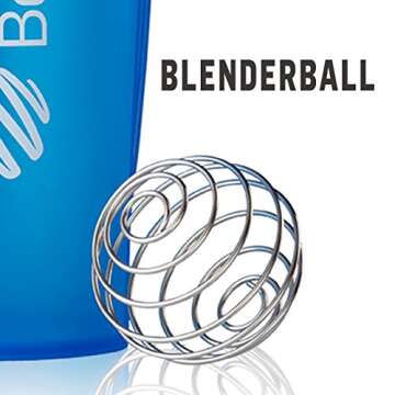 BlenderBottle Classic Loop Top Shaker Bottle, 28-Ounce, Clear/Red