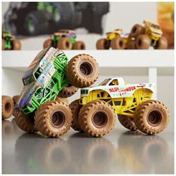Monster Jam Mystery Mudders, 1:64 Die-Cast Trucks