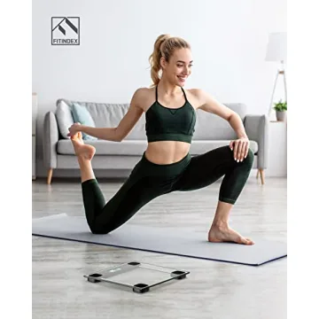 FITINDEX Bathroom Scale - Accurate, Stylish, User-Friendly