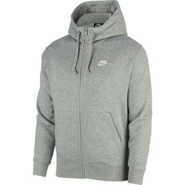 Nike Men's NSW Club Full Zip Hoodie - Comfortable & Stylish Activewear