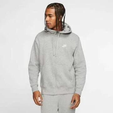 Nike Men’s NSW Club Full Zip Hoodie - Ultimate Comfort