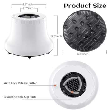 Universal Hair Diffuser Hair Dryer Diffuser Attachment For Curly Wave Thick and Nature Hair Profession Blow Dryer Diffuser Attachment Use Honeycomb Element Adjustable to 1.4-2.6 inch for Dryer Nozzle