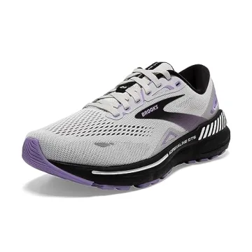 Brooks Women’s Adrenaline GTS 23 - Supportive Running Shoes in Grey/Black/Purple