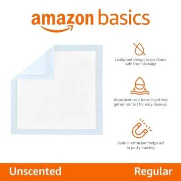 Amazon Basics Pee Pads for Effective Potty Training of Dogs and Puppies