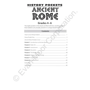 History Pockets Ancient Rome Fun Learning Resource