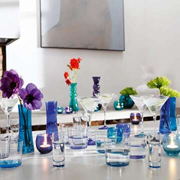 LSA International Coro Tumbler Set 10.5 fl oz in Lagoon Assorted