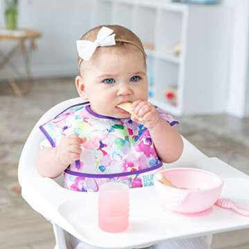 Bumkins Bibs for Girl or Boy, SuperBib Baby and Toddler for 6-24 Mos, Essential Must Have for Eating...