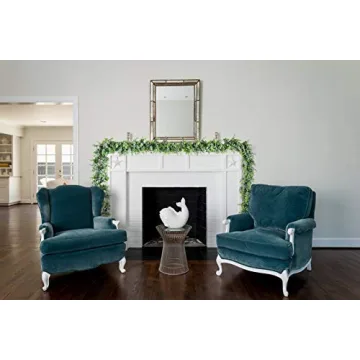 DREATIVE CO 9.2ft Eucalyptus Garland - Elegant Faux Greenery