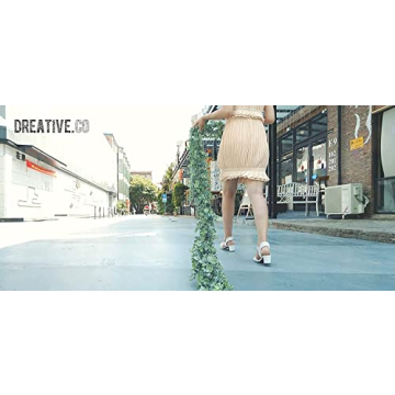 DREATIVE CO 9.2ft Eucalyptus Garland - Elegant Faux Greenery