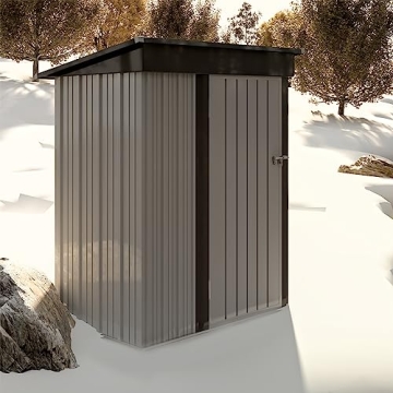 Greesum 5FT x 3FT Metal Storage Shed - Durable & Secure