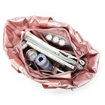 GESALOP Stylish Waterproof Large Capacity Shoulder Bag for Women