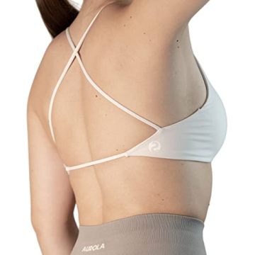 AUROLA Mars Backless Sports Bra Light Support Yoga Gym
