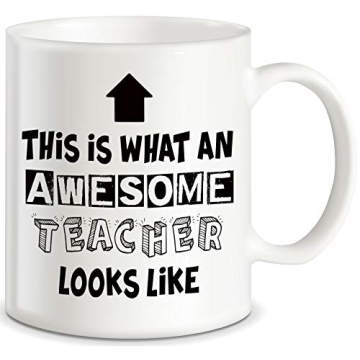 Classic Mugs Teacher Appreciation Gifts What An Awesome Teacher Looks Like for Classroom Teaching De...