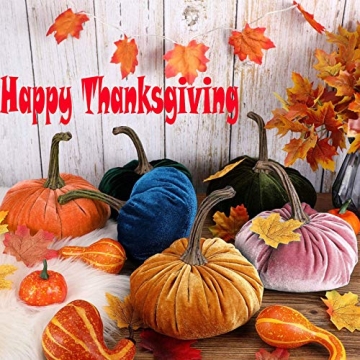 Liaoruay Velvet Pumpkins: Plush Fall Decor for Every Occasion