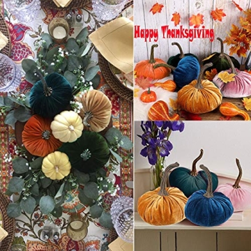 Liaoruay Velvet Pumpkins: Plush Fall Decor for Every Occasion