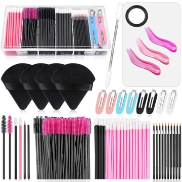 Disposable Makeup Applicators Kit - 234 Quality Tools for Artists and Enthusiasts