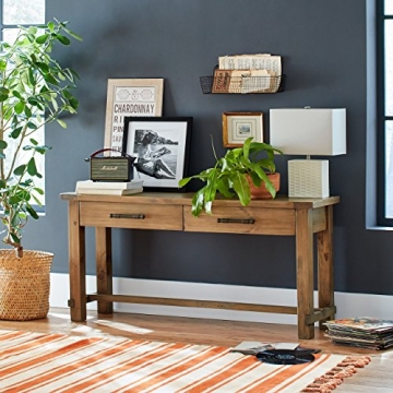 Amazon Brand – Stone & Beam Ferndale Rustic Console Table, 63"W, Sandstone