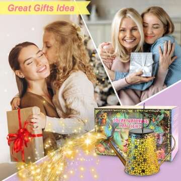 Solar Watering Can Lights - Perfect for Mother's Day & Garden Decor