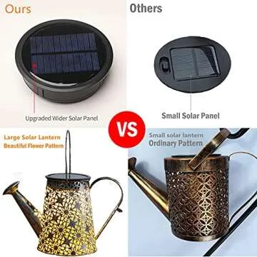 Charming Solar Watering Can Lights for Garden Decor