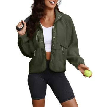 ReachMe Warm Sherpa Jacket for Women, Cozy & Stylish