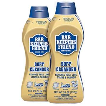 Bar Keepers Friend Soft Liquid Cleanser - Perfect for All Home Surfaces