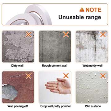 2 Rolls 1 Inch Double Sided Tape (1-Inch x 30 Yards per Roll), Permanent Clear Double-Sided Adhesive Scotch Tape for DIY Arts, Crafts, Scrapbook, Photos Display ect (1 Inch x 60 Yards Total)