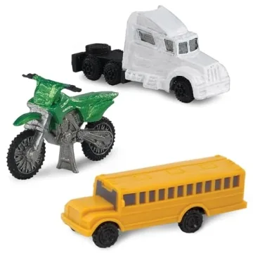 Safari Ltd On the Road TOOB - 9 Realistic Vehicle Figurines