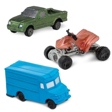 Safari Ltd On the Road TOOB - 9 Realistic Vehicle Figurines