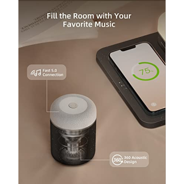 EZVALO 3-in-1 Charger Station with Night Light and Speaker