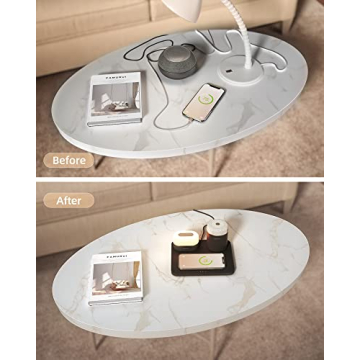 EZVALO 3-in-1 Charger Station with Night Light and Speaker