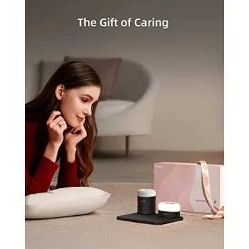 EZVALO 3-in-1 Charger Station with Night Light and Speaker