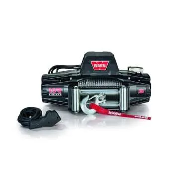 WARN 103252 VR EVO 10 Electric 12V DC Winch with Steel Cable Wire Rope: 3/8" Diameter x 90' Length, 5 Ton (10,000 lb) Pulling Capacity