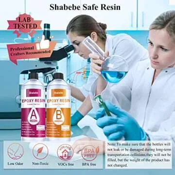 Epoxy Resin Crystal Clear 64OZ Kit for DIY Projects