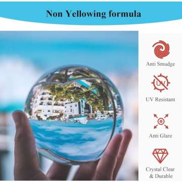 Epoxy Resin, 64OZ Resin Kit, Epoxy Resin Crystal Clear, Not Yellowing and No Bubble Self Leveling Easy Mix 1:1 Casting & Coating for DIY Jewelry Making of The Art Resin & Epoxy Resin (64oz)