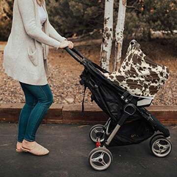 Breastfeeding Scarf Nursing Cover - Multi-Use Cow Print