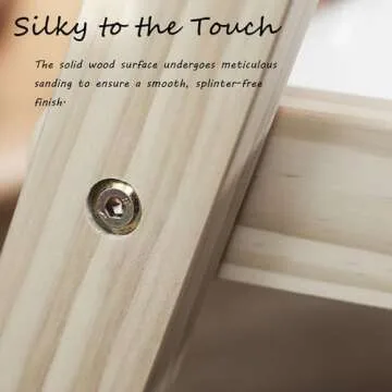 VOGUSLAND Dress up Rack, Child Garment Rack, Kids Clothing Rack with Storage Shelf (Natural Pine, 29.5" L x 14.5" W x 43.7" H)