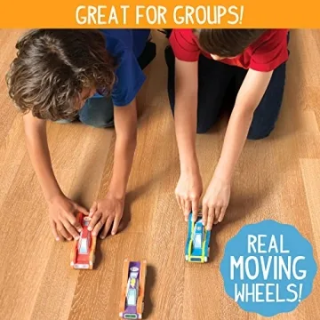 Build & Paint Your Own Wooden Cars Craft Kit for Kids