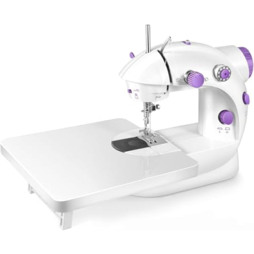 Portable Mini Handheld Sewing Machine with Light & Extension Table