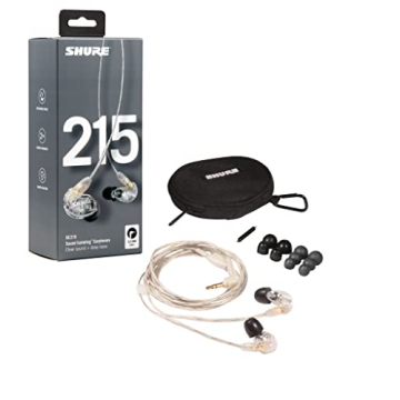 Shure SE215 PRO Wired Earbuds with Dynamic Sound Isolation