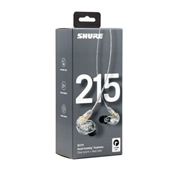 Shure SE215 PRO Wired Earbuds with Dynamic Sound Isolation