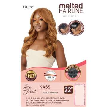 Outre Lace Front Wig - Melted Hairline - Kass (DARK BROWN 2)