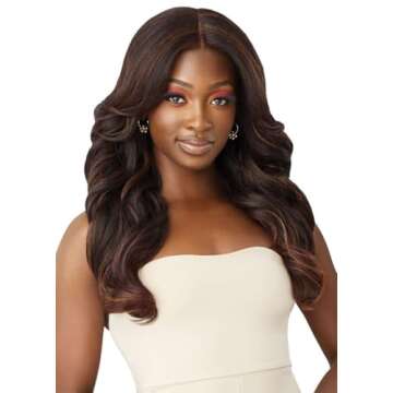 Outre Lace Front Wig - Melted Hairline - Kass (DARK BROWN 2)
