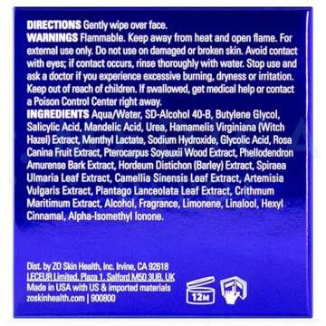 ZO Skin Health Oil Control Pads Acne Treatment, 2% Salicylic Acid- 60 pads formerly called"ZO MEDICA...